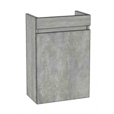 Тумба Djena Окант 40 подвеcная 2 ящика Цемент