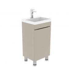 Тумба Djena Окант 40 напольная 2 ящика Капучино